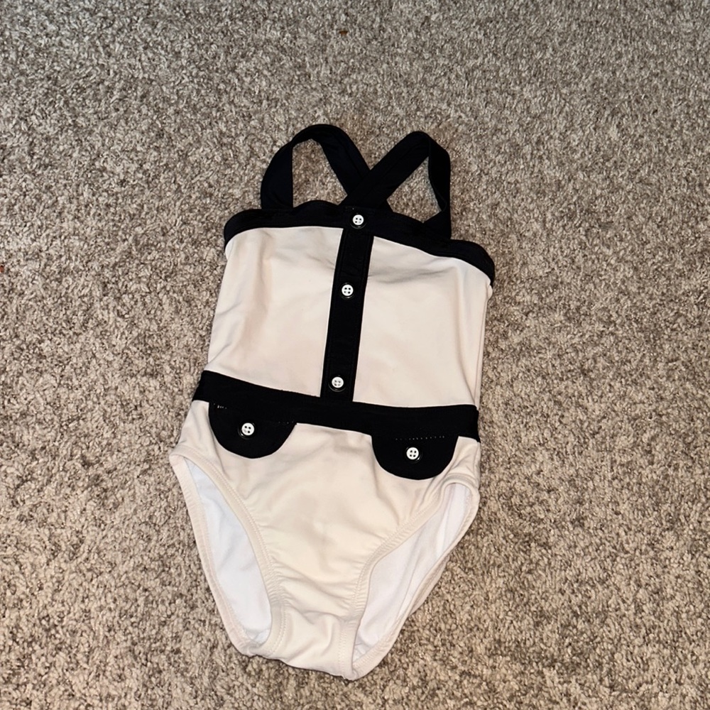 Hope & Henry girls swim suit xs vintage glam 4t